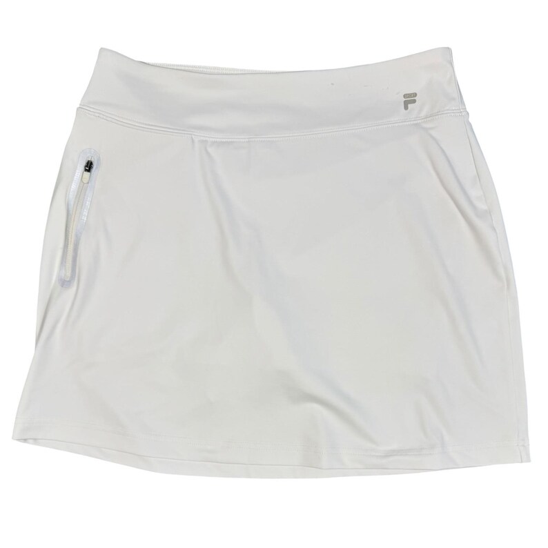 Fila Sport Skort da donna, taglia S, colore bianco, per tennis, golf e atletica, con pantaloncini incorporati. immagine 5