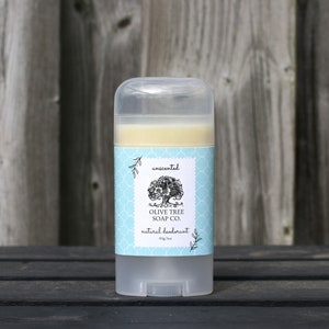 Unscented Natural Deodorant