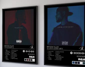 Bryson Tiller - Zestaw 2 utworów z albumu plakatowego do pobrania w wersji cyfrowej [CZARNE TŁO]