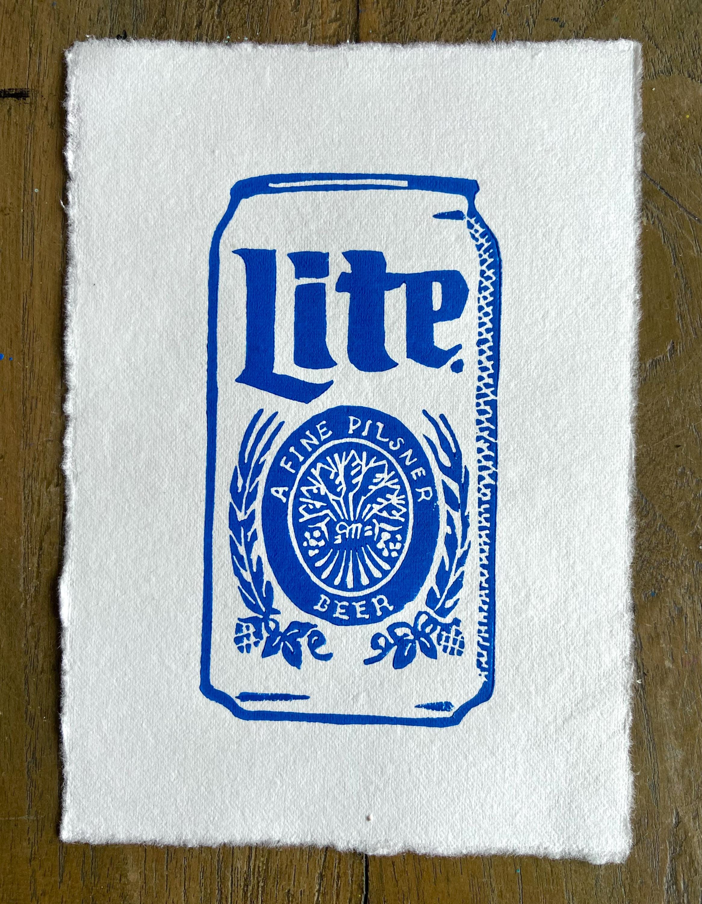 Miller Lite Poster - Etsy