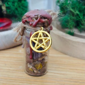 Spell Jar de Protection des 5 Éléments