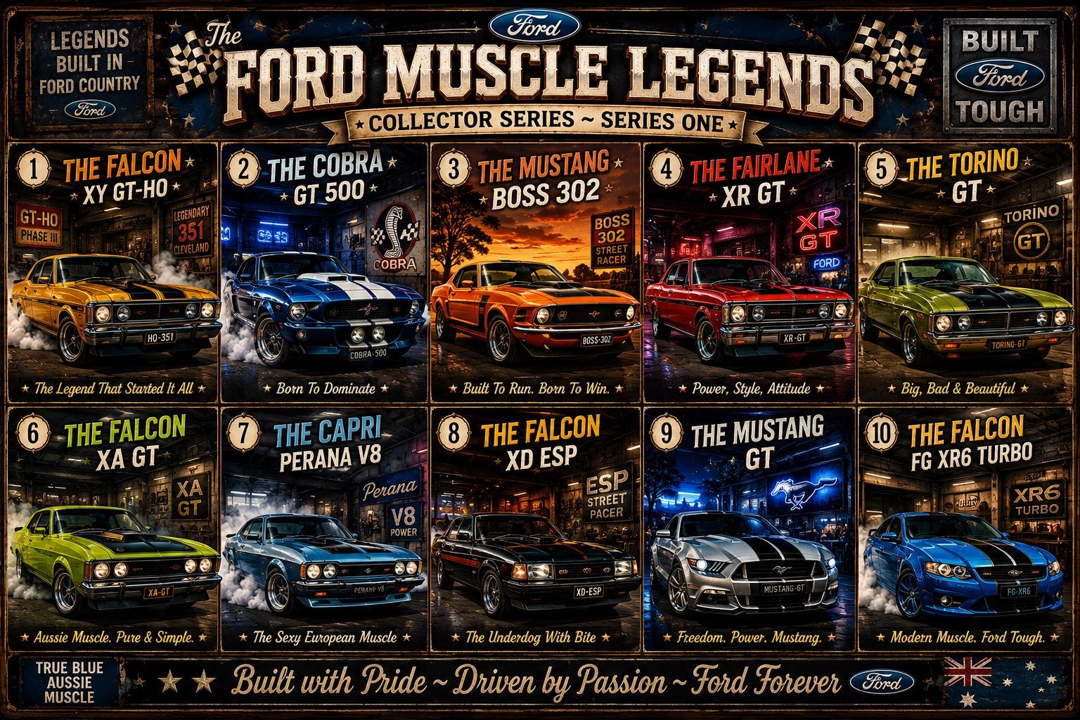 Holden Muscle Legends Collector Series Print | Torana, Monaro