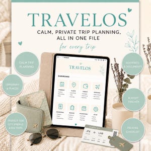 Travel Planner Dashboard, Interactive Trip Itinerary, Budget, Packing & Bookings in One File | No Subscription, Works Offline