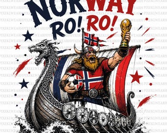 Norway RO RO PNG, Norwegian Viking Football Fan Bundle, Norway Rowing Chant Png, Nordic Longship, Norway Pride Digital Download
