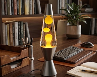 Retro Motion Lava Lamp | 60s Style Liquid Light Desk Lamp