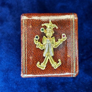 Vintage Kasperl 14kt gold Anhänger