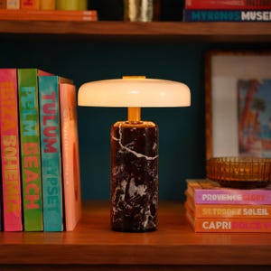 Modern uppladdningsbar bordslampa, sänglampa med pekskärm, sladdlös stämningsbelysning, designerskrivbordslampa, accentbelysning för stämningsbelysning