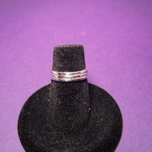 Sterling Silver Ring - Trinity Ring -  Make a Small Statement, Ring :)