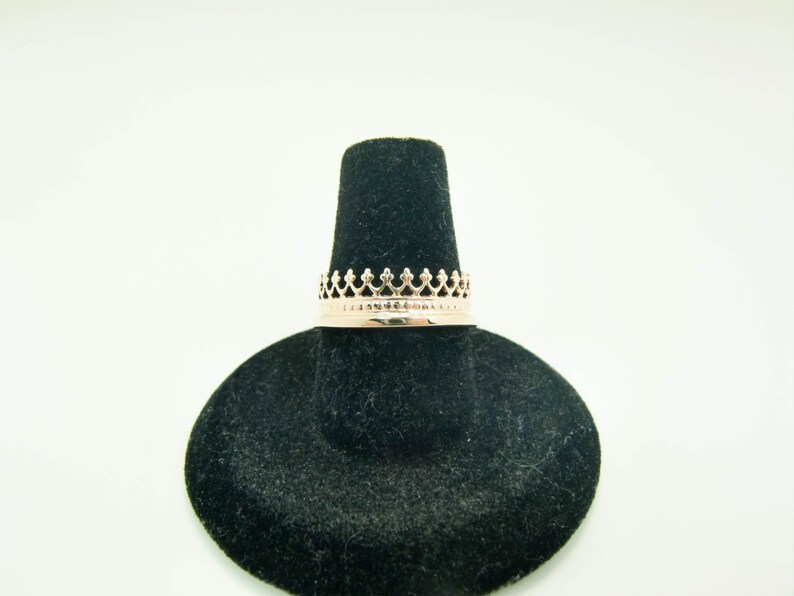 14K Gold Crown Ring Improved 14 Karat Gold Crown Ring Pure Etsy