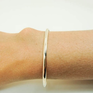 14 Karat Gold Cuff - Real 14K Gold Half Round Cuff - Pure 14 Karat Gold Elegant Cuff - Solid Gold Bracelet
