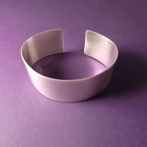 Sterling Silver Cuff - Sterling Silver Wide Cuff - Silver Wide Cuff - 1&quot; Wide Silver Cuff
