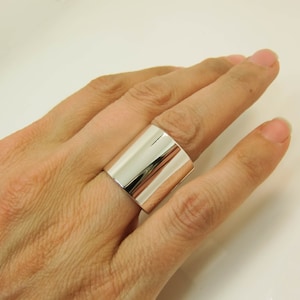 Sterling Silver Ring - Extra Wide Silver Band - Super Wide Sterling Silver Ring - Wide Silver Rings - Mens Wide Band - Womens Wide Band