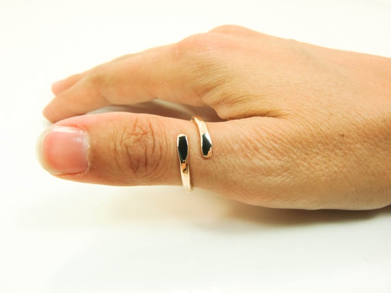 14k gold on sale bypass ring
