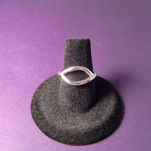 Sterling Silver Ring - Open Oval Ring - Open-Mind Open-Heart Ring - Silver Arches Ring - Sterling Silver Rings