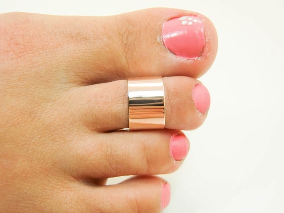 14k rose gold toe cheap ring
