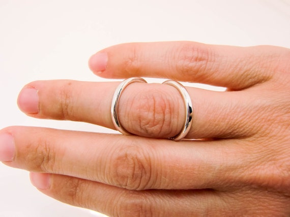 Swan Neck EDS Splint Rheumatoid Arthritis Splint Handmade Sterling Silver RA Splint Wrap Around Arthritis Splint