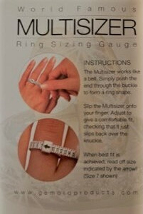 Adjustable Ring Sizer Reusable Ring Sizing Tool ring Sizer You Choose  Shipping Method 