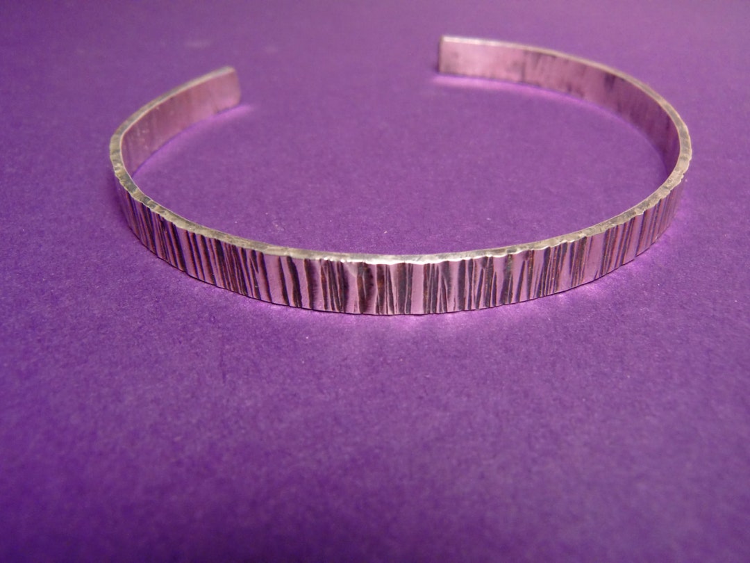 Sterling Silver Cuff - Hammered Silver Cuff - Mens Hammered Cuff ...