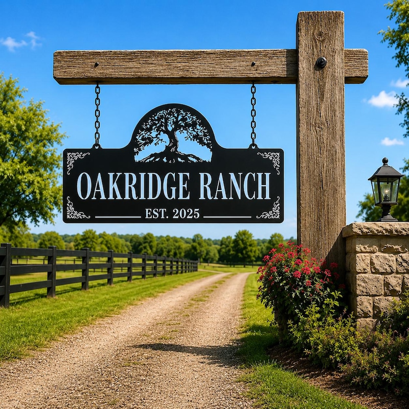 Custom Farm Sign - Etsy
