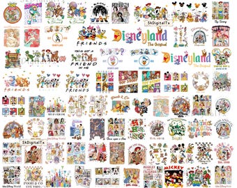 Family Trip Png Bundle, Mickey Mouse Png, Woody Buzz Graphic, Winnie Pooh Sublimation, Princess Shirt Design, Family Trip Digital File