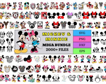 Mouse Svg Bundle, Magical Vacation Shirt Design, Cartoon Birthday Png, Sublimation Design, Svg Files for Cricut, Svg Cut File Layered
