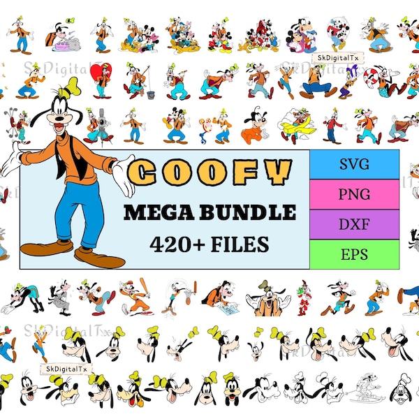 Goofy Vector Eps Svg - Etsy