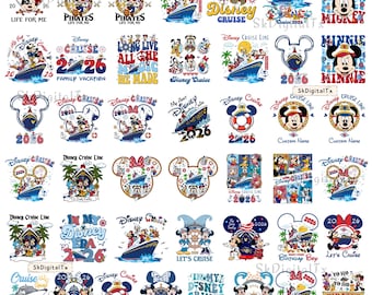 Magical Cruise Png Bundle, Mouse And Friends Vacation Shirt Design, Family Trip Sublimation, 2026 Ship Clipart Download