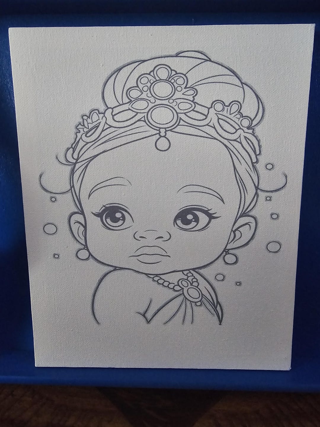 Canvas Coloring Sheet - Etsy