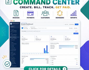 Invoice Generator and Payment Tracker Web App for Small Business, Offline Download