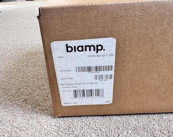 Biamp The Cambridge QT X 300 Sound Masking Control Module, Equalizer & Amplifier