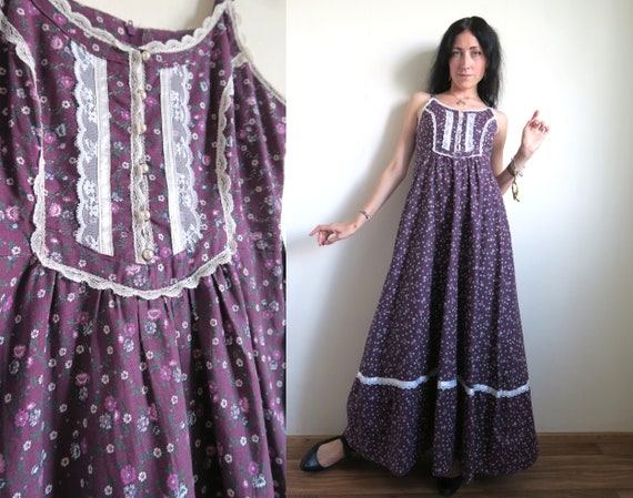 Gunne Sax Dress by Jessica McClintock, Floral Cali