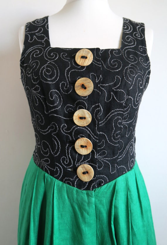 Lodenfrey Trachten Dress, 90's Modernist Dirndl G… - image 2