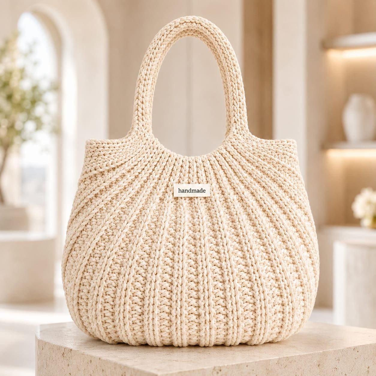 40 Crochet Shoulder Bags with Crossbody Bags, Tote Bags, and Bucket Bags 40 Ribbed Crochet Shoulder Bag Modern Slouchy Handbag