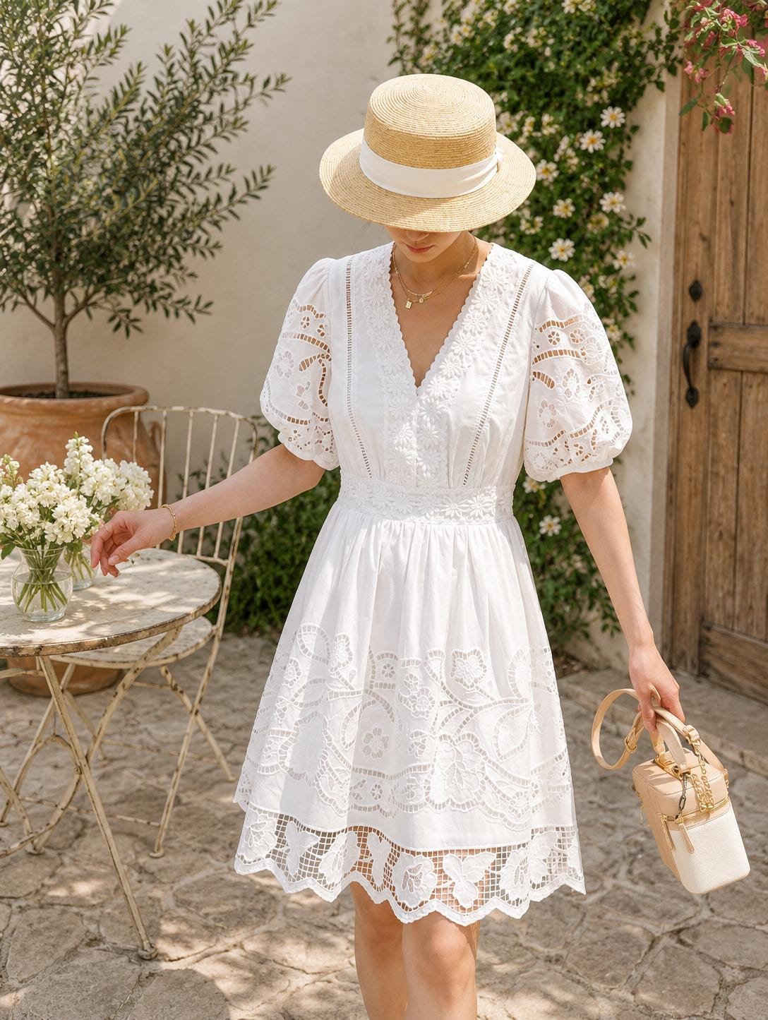 white cotton dresses australia ALMA Midi Dress