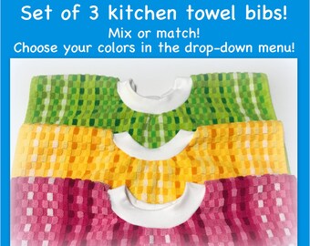 dish towel bibs pattern
