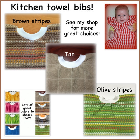 dish towel baby bib pattern