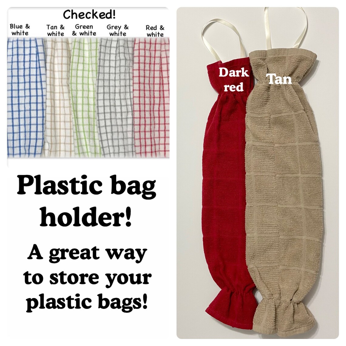 READY TO SHIP Plastic Bag Holders Storage for Plastic Shopping Etsy