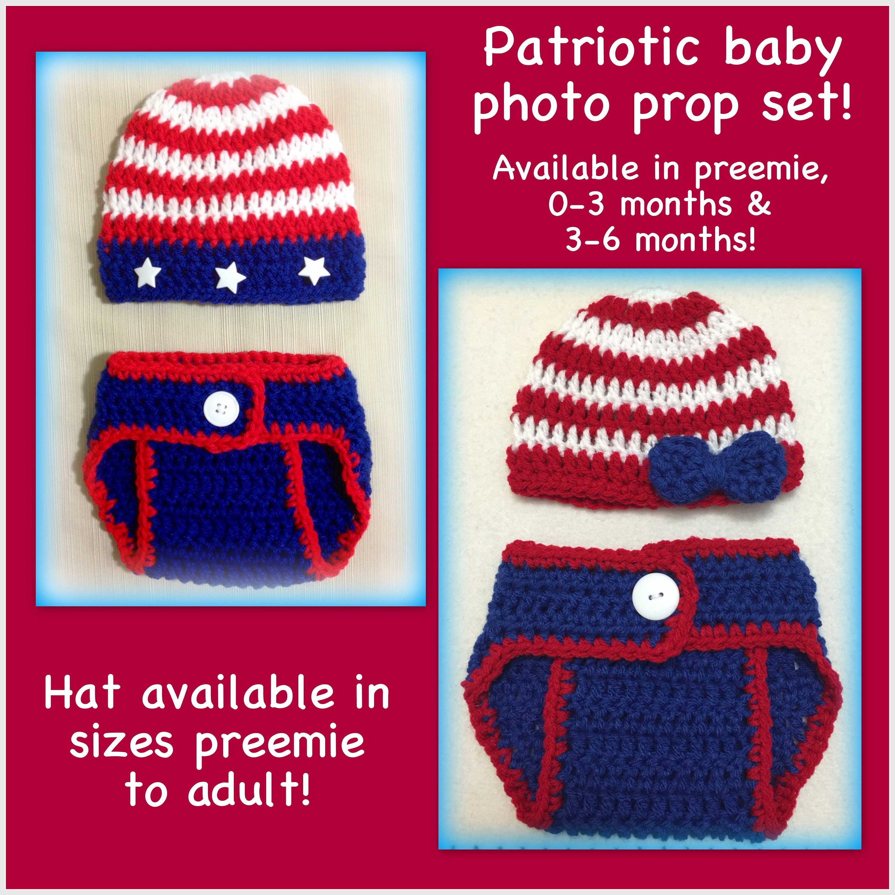 Patriotic baby outfit red white and blue baby boy girl Etsy