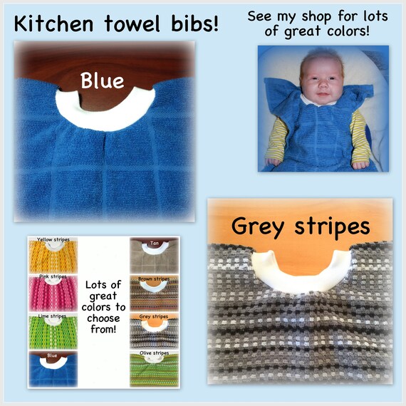 dish towel bibs