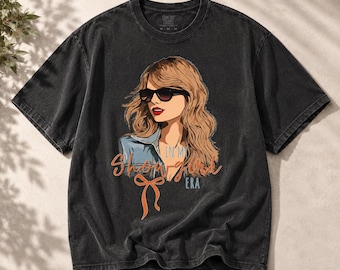 T-shirt graphique de l'époque Showgirl, chemise de concert rétro pour femme, tenue country western, t-shirt vintage couleurs confort, t-shirt surdimensionné pour les fans de musique