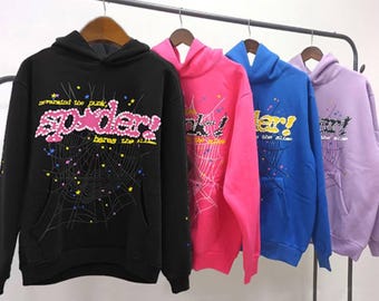Spider Graphic Hoodie | Y2K Oversized Hoodie | Streetwear Pullover Sweatshirt