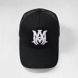 Amiri Inspired Trucker Hat Streetwear Mesh Hat | Unisex Embroidered Fashion Cap