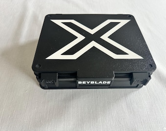 3D-geprinte Beyblade X Draagkoffer | Grote Collectieopslag met Organiser Insert