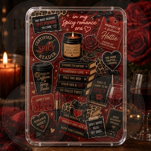 Spicy Romance Inserts Bundle, Digital Download (Basic, Paperwhite, Colorsoft, Kobo 6", iPad mini 6/7)
