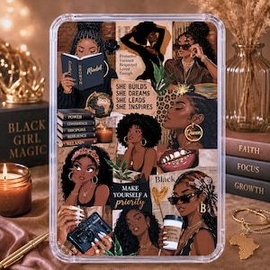 Motivated Black Girl Ereader Insert | Digital Download (Kindle, Kobo, iPad)