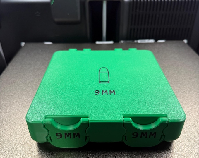 Featured listing image: 9mm Ammo Storage Box with Removable Tray