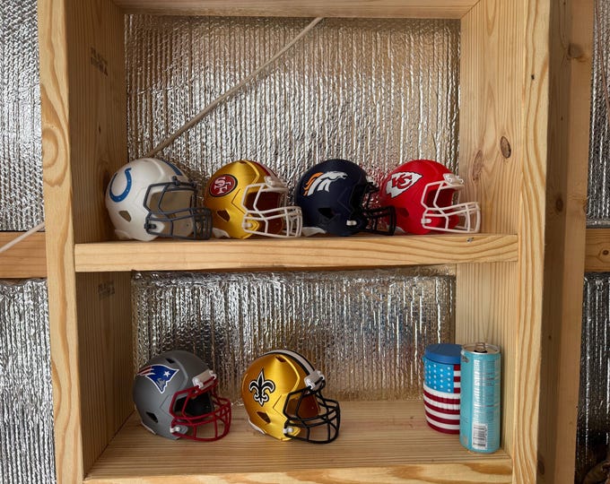 Featured listing image: 3D Printed Mini Football Helmet Collectible | Sports Memorabilia (7” x 5” x 5”)