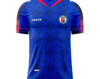 Haiti Caribbean Vintage Fan Jersey Retro Football Shirt