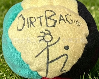 Dirtbag-footbag, 8 panelen suède hacky Sack, met zand gevulde kickbag, duurzaam sportspeelgoed, vrijetijdsgame voor buiten, klassiek voetenspel