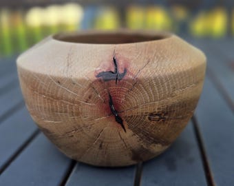 Recurve Oak Bowl/Urn